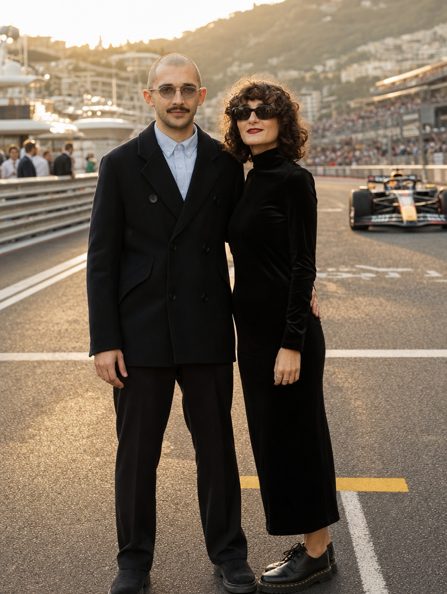 Nebo and Gvantsa on the Monaco grid